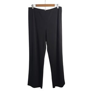 White Stag Women's Black Stretch Wide Leg Comfortable Pants Size Medium NWT